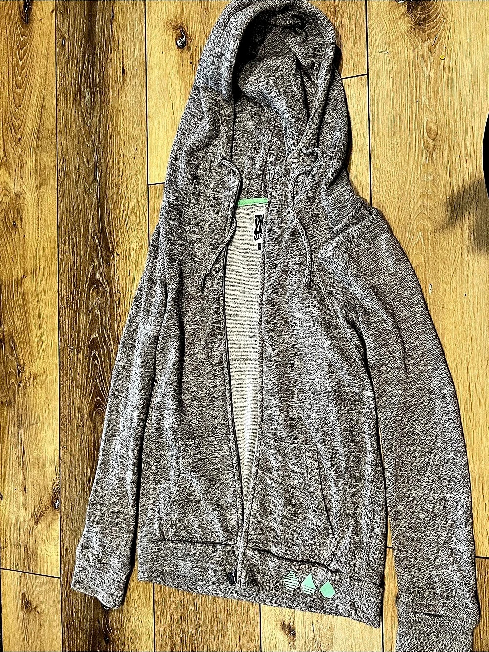 Volcom Zip Hoodie Gray Size S/P/10